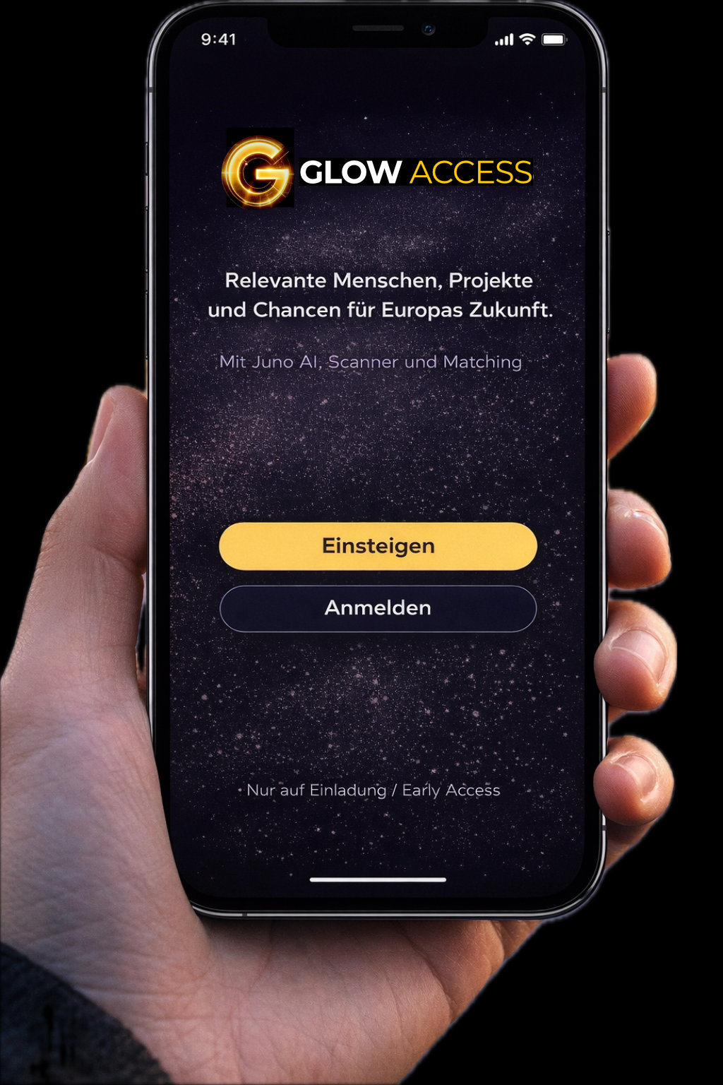 GLOW ACCESS - DIE APP - FIRST CIRCLE - GLOW FOR EUROPE