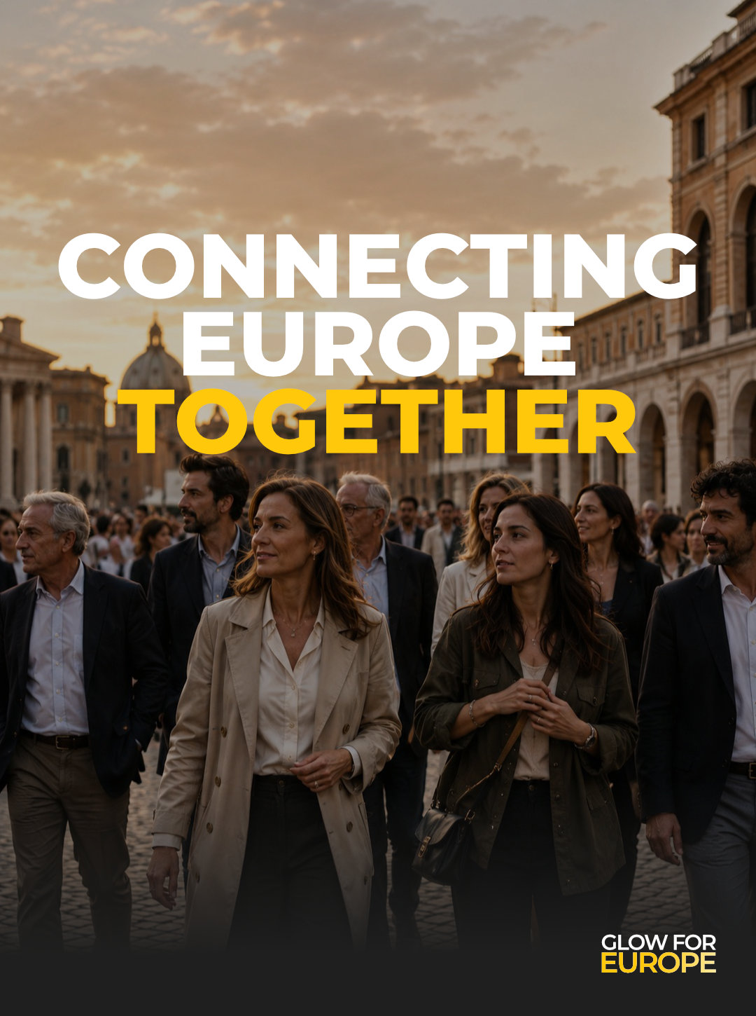 CONNECTING EUROPE TOGETHER - Glow for Europe by Martin Bonner