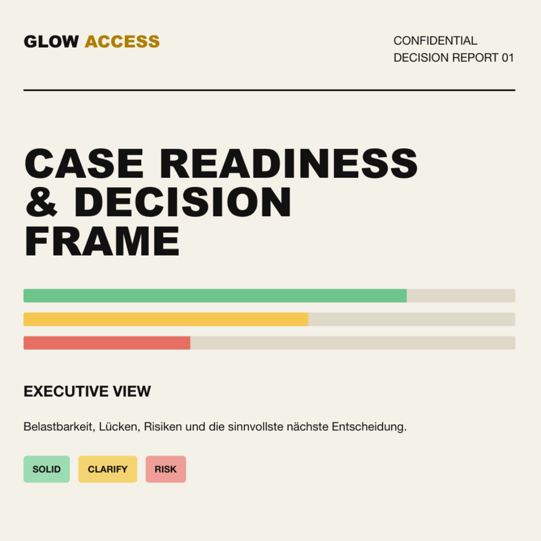 DECISION-REPORT-GLOW ACCESS - GLOW FOR EUROPE - MARTIN BONNER