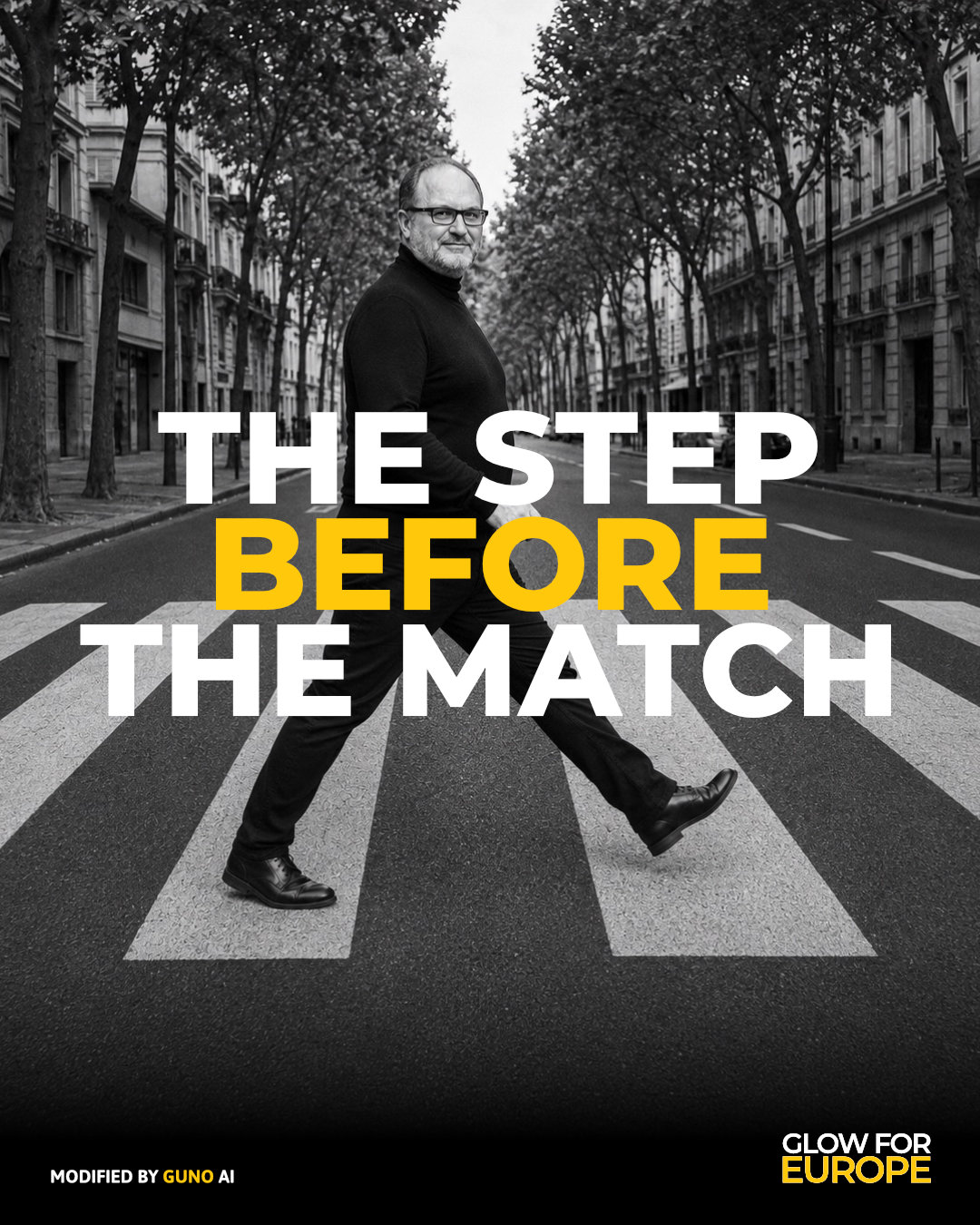THE STEP BEFORE THE MATCH - GLOW FOR EUROPE by Martin Bonner