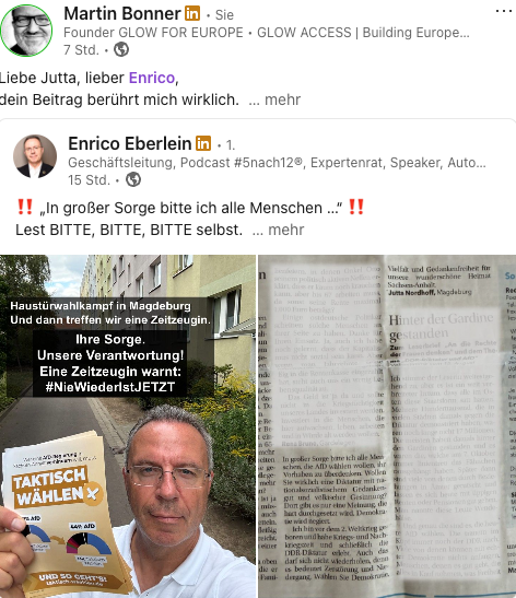 Für Deutschland. Für Europa. Für die Freiheit, die niemals selbstverständlich sein darf. Martin Bonner • GLOW FOR EUROPE For a sovereign, future-ready Europe.